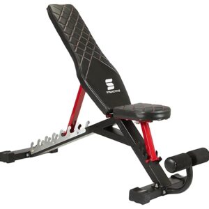 Amazon Brand - Symactive Premium Heavy Duty Adjustable Incline & Decline Multipurpose 3 in 1 Gym Bench, Max User Weight 350 KG | Multipurpose Fitness Bench